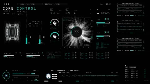 Loading and working of Operating System Stock Footage 138267927