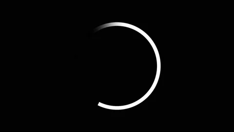 Loading Animated Circle Graphic Looping Stock Footage 231815536