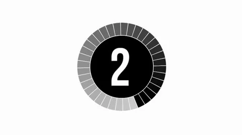 Loading Animation - 10-0 - Black Vídeo Stock 23933532