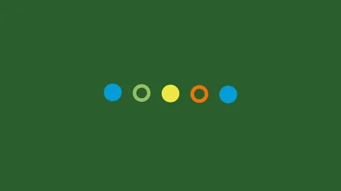Loading animation on centered position Stock Footage 333548536
