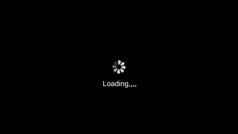 Loading animation circle buffering wheel 4k overlay video effect black screen Video stock 289684681