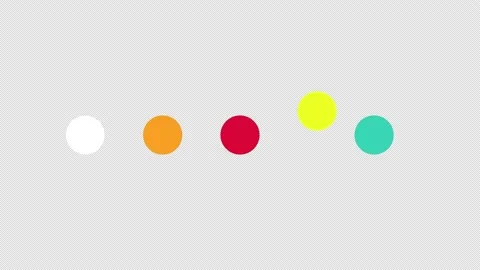 Loading animation of colorful circles. Stock Footage 166745880