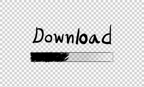 Loading animation, A digital service or application with data transmission Stock Illustration