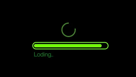 Loading animation Stock Footage 309884313