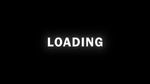 LOADING Animation with Glitch Effect Stock Footage 286409989