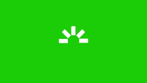 Loading animation on green screen background 库存影片 334116878