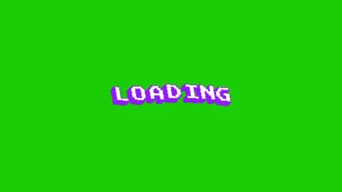 Loading animation on green screen background Stock-Footage 334116893