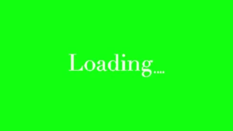 Loading animation on green screen Video stock 335427638