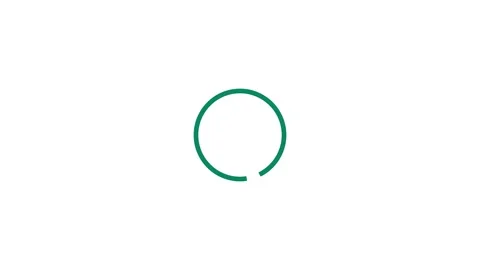 Loading animation , loop animation 4k on white background Stock Footage 307417381