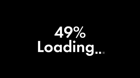 Loading Animation Progress Bar from 0 to 100 percent Stock Footage 310121812