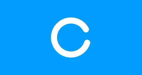 Loading animation. Render footage. Loop animation on blue background with alpha Stock Footage 129267458