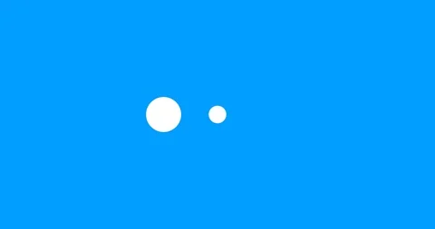Loading animation. Render footage. Loop animation on blue background with alpha Stock Footage 129847944