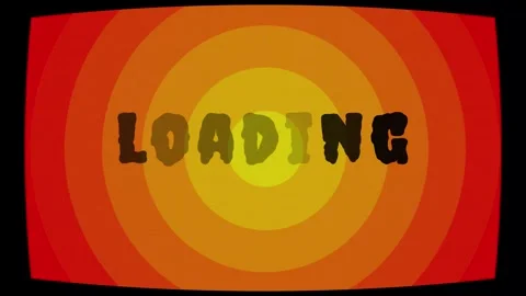 Loading animation retro Stock Footage 288173283