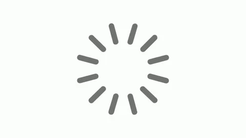 Loading animation with rotating elements, seamless loop Stock Footage 316543213