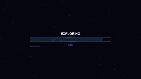 Loading animation that shows exploring progress for video editing or web de.. Stock Footage 327744834