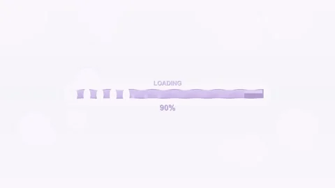 Loading animation shows progress bar filling to indicate completion of task.. Stock Footage 328273086