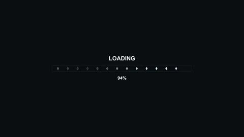 Loading animation shows progress for video editing and web design tools in .. Stock Footage 327745711