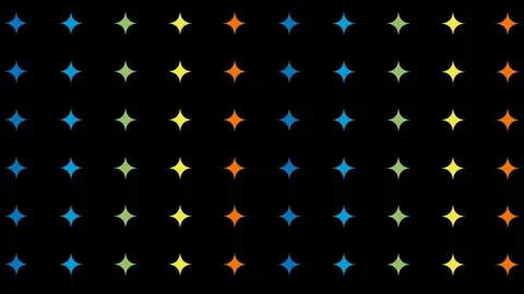 Loading animation on stars pattern Stock Footage 333548537
