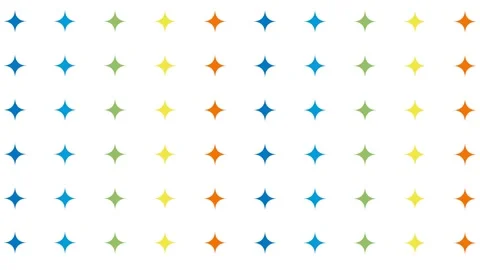Loading animation on stars pattern, white background Stock Footage 333548547