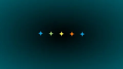 Loading animation on super star centered position Stock Footage 333548542