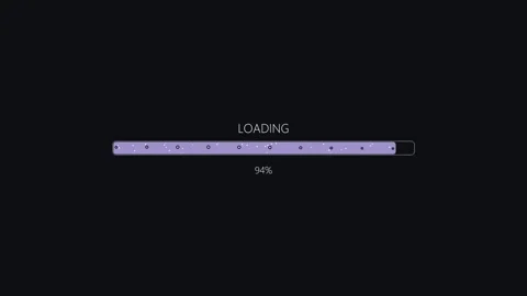 Loading animation for video editing and design tools during file processing.. Stock Footage 327744557