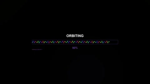 Loading animation for video editing tools showing a colorful progress bar i.. Stock Footage 327744863