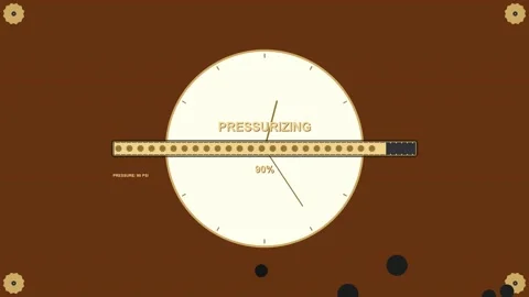 Loading animation for video editor or web designer showing progress from ze.. Stock Footage 327744791