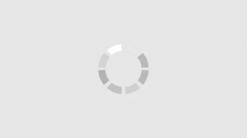 Loading animation of white circle icon. Stock Footage 279888079