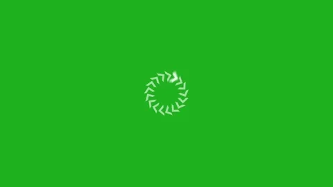 Loading arrows motion graphics with green screen background Stock Footage 163820456