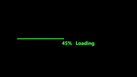 Loading bar 0-100% on background. Progress or loader bar animation. Stock Footage 332583002