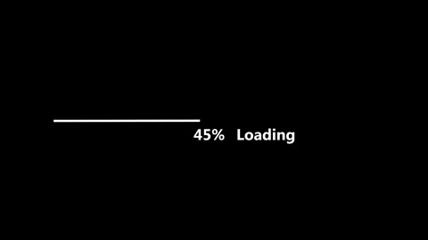Loading bar 0-100% on background. Progress or loader bar animation. Stock Footage 332583006