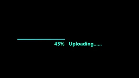 Loading bar 0-100% on background. Progress or loader bar animation. Stock Footage 332583011