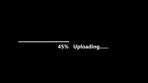 Loading bar 0-100% on background. Progress or loader bar animation. Stock Footage 332583014