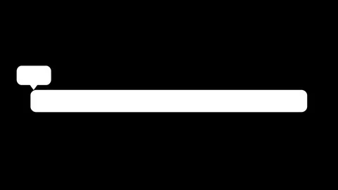 Loading bar, alpha channel Stock Footage 80958238