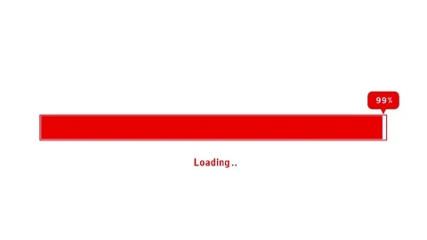 Loading bar, alpha channel Stock-Footage 80987254