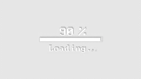 Loading Bar and MERRY XMAS Animation, on Alpha Channel, Loop Video stock 255421130