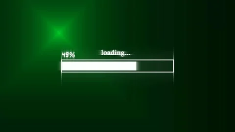  loading bar and Progress animation bar 4k.	 Stock Footage 296377694