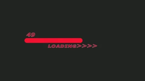  loading bar and Progress animation bar 4k.	 Video stock 296377696
