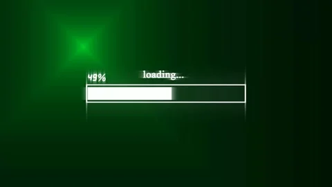  loading bar and Progress animation bar 4k.	 Video stock 296377703