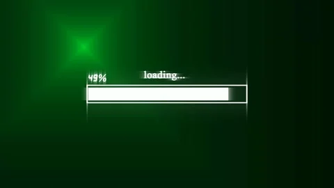  loading bar and Progress animation bar 4k.	 Stock Footage 296377705