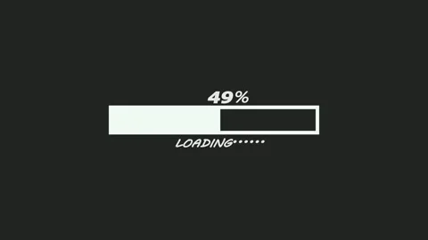  loading bar and Progress animation bar 4k.	 Stock Footage 296377706