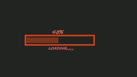  loading bar and Progress animation bar 4k.	 Stock Footage 296377761