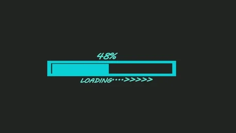  loading bar and Progress animation bar 4k.	 Stock Footage 296377763