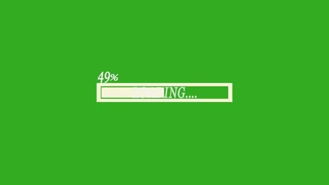  loading bar and Progress animation bar 4k.	 Stock Footage 296377772