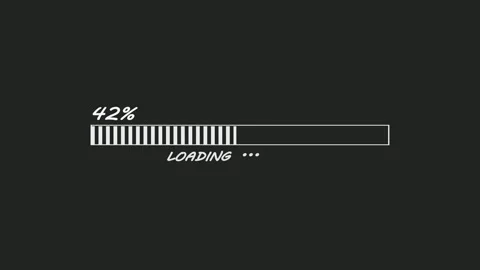 Loading bar and Progress bar 4k. 60 fps 3D animation.	 Stock Footage 296377715