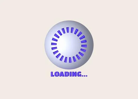 Loading bar and progress visualization Loading status collection Web design.. Ilustración de archivo