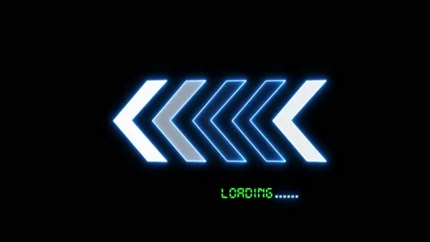 Loading bar animated on black background. vd 567 Stock Footage 228785136