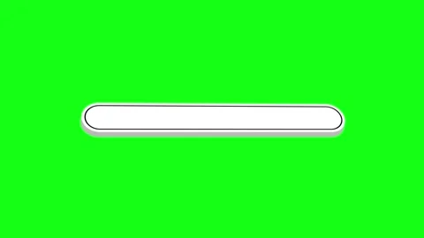 Loading bar animated liquid wave progress indicator on 4k green screen back.. Stock Footage 346801066