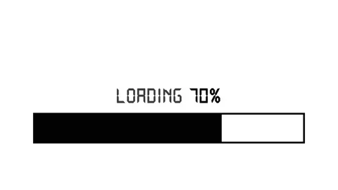 Loading bar animation from 0 to 100% loa... | Stock Video | Pond5