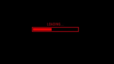 Loading bar animation, Futuristic progress bar Video stock 288918761